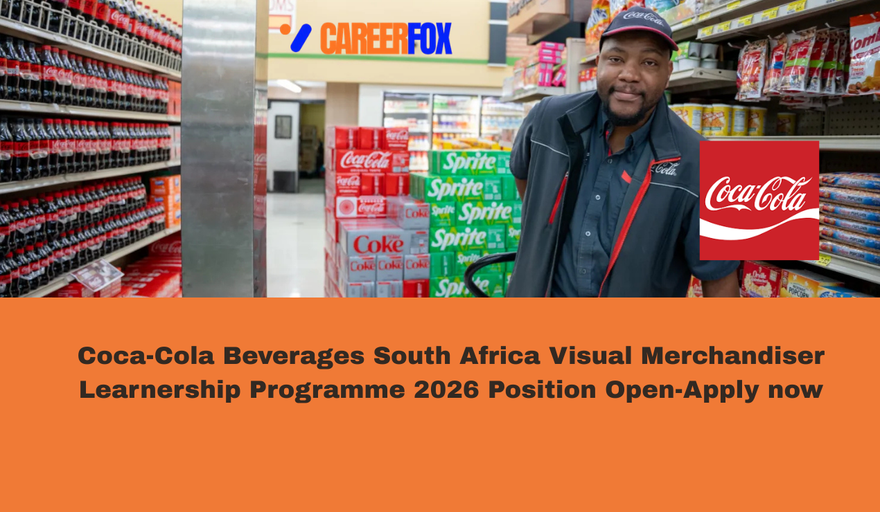 This image is an advertisement for a job opportunity at Coca-Cola Beverages South Africa.