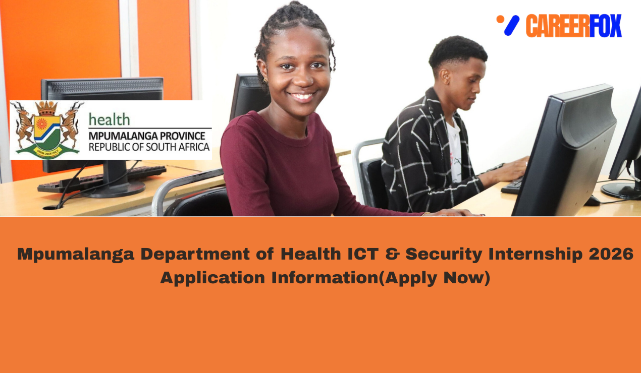Mpumalanga Department of Health Internship 2026