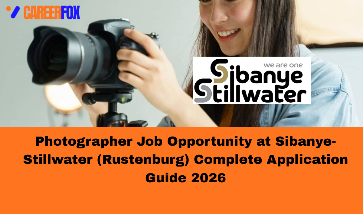 photographer at Sibanye-Stillwater in Rustenburg.