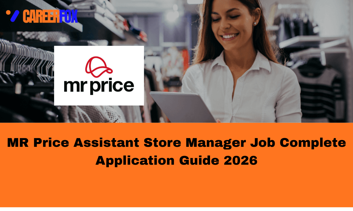 MR Price Assistant Store Manager Job Complete Application Guide 2026